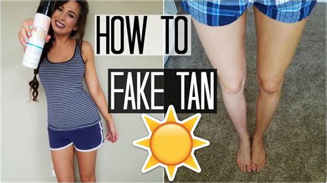 how to get self tanner.